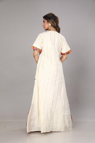 جلابية قرقيعان نسائي لون عودي موديل MM-08