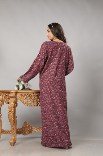 جلابية عودي مقاسات كبيره تطريز فصوص صدري موديل SV4...