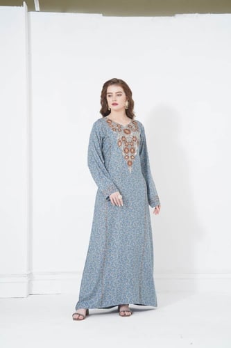 جلابية مخور اماراتي لون رمادي موديل SX5-87