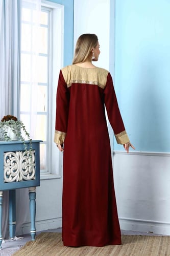 جلابية استقبال لون عودي موديل WS5-128