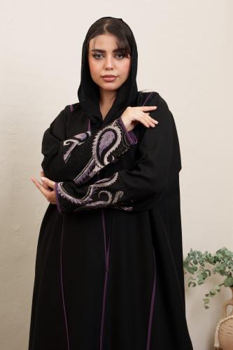 عباية سوداء موديل MR-009