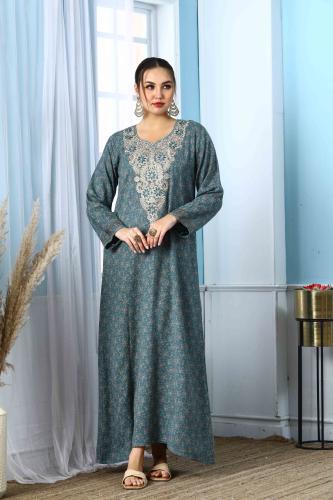 مخور نسائي اماراتي جامبو لون بترولي فاتح موديل SV5...