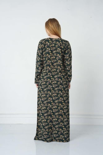 جلابية كشميري لون زيتي موديل SQ5-160