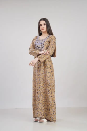 جلابية مخور اماراتي لون كموني موديل SX6-116