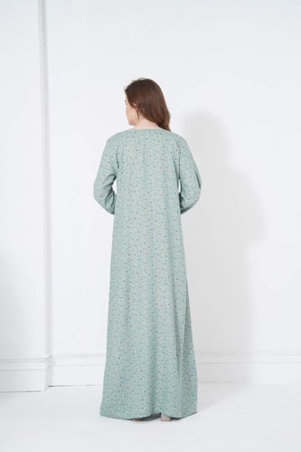 جلابية مخور اماراتي لون تيفاني موديل SX5-87