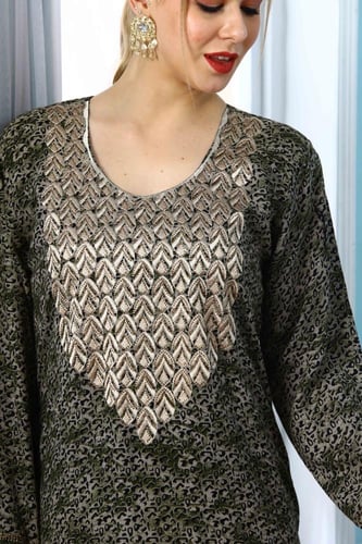 مخور اماراتي جامبو لون زيتي موديل SV5-59