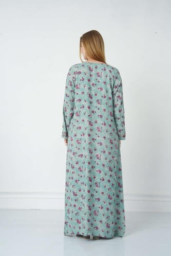 جلابية مخور اماراتي لون تيفاني موديل SX5-89