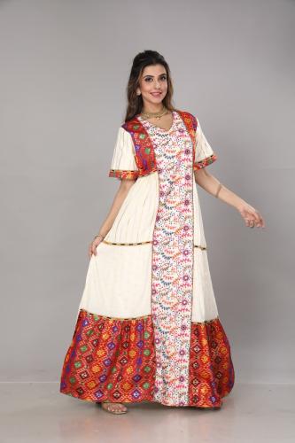 جلابية قرقيعان نسائي لون عودي موديل MM-08