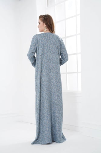 جلابية كشميري لون رمادي موديل SQ5-172