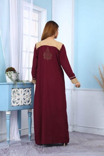 جلابية استقبال لون عودي موديل WS5-81