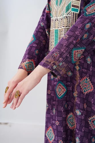 جلابية استايل مخور اماراتي موديل SX6-105