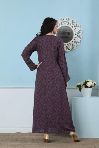 جلابية مخور اماراتي لون موف موديل SX5-55