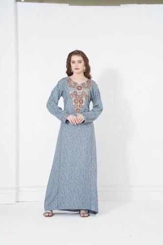 جلابية مخور اماراتي لون رمادي موديل SX5-87