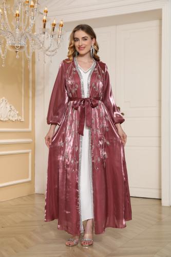 جلابية سهرة لون لحمي موديل CH5-25