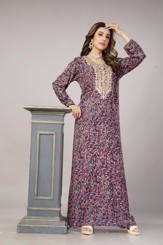 مخور اماراتي لون كحلي من الكشمير والقطن موديل SX4-...