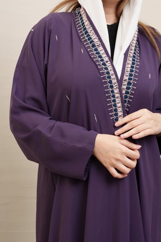 عباية مناسبات موف موديل MR-002