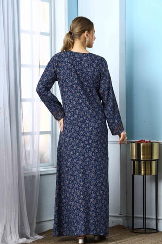 مخور نسائي اماراتي جامبو لون ازرق بحري موديل SV5-5...