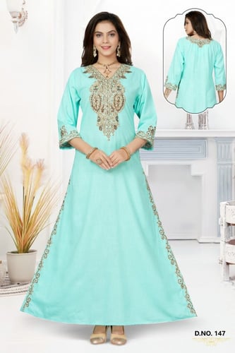 جلابية مغربي احمر غامق موديل KK-020