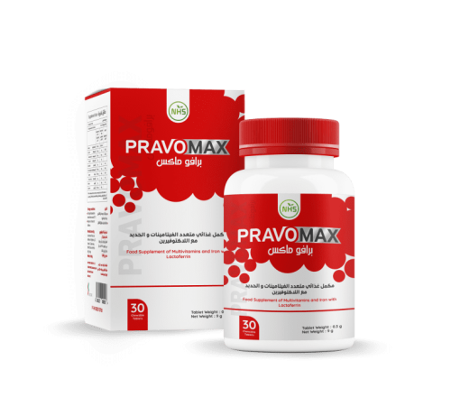 برافو ماكس حديد + فيتامينات 30 قرص مضغ