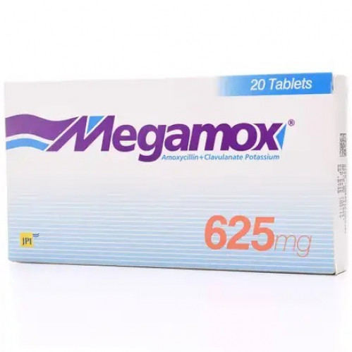 ميجاموكس 625 مجم 20 قرص