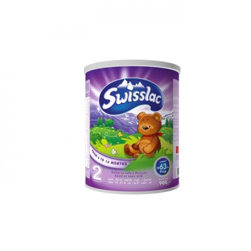 سويسلاك، حليب أطفال، رقم 2، من عمر 6-12 شهر - 900ج...