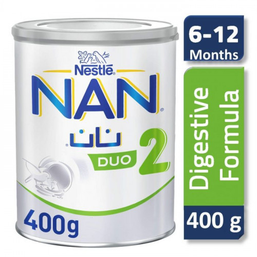 نان، حليب أطفال، ديو، المرحلة 2، 6-12 شهر - 400 جم