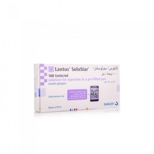 لانتوس سولو ستار 100 وحدة 5*3 مل