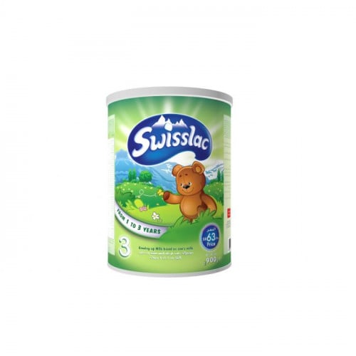 سويسلاك، حليب أطفال، رقم 3، من عمر 1-3 سنوات - 900...