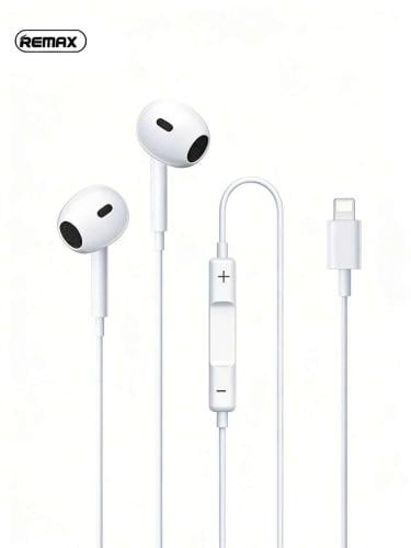 سماعات الموسيقى السلكية RM-570i HiFi متوافقة مع آيفون بصوت محيطي وميكروفون