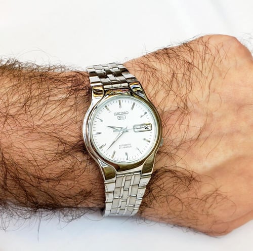 ساعة سيكو 5 اوتوماتيك 21جويلز اليابانية الكلاسيكية...