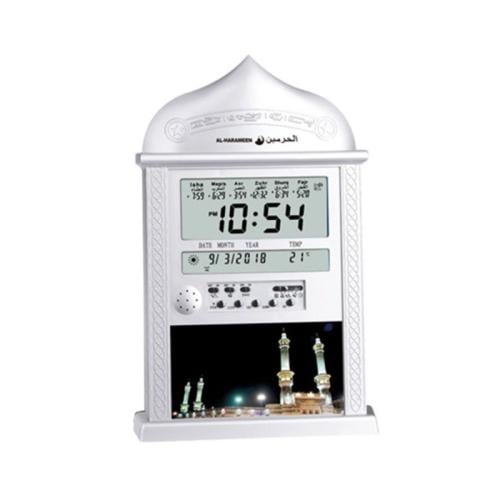 ساعة الحرمين لاوقات الصلاة حائط و طاولة HA-4010