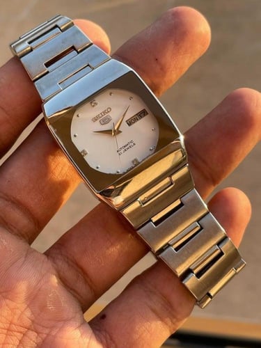 ساعة سيكو SNY351J1 أوتوماتيكية، 21 جوهرة، مينا فضي...