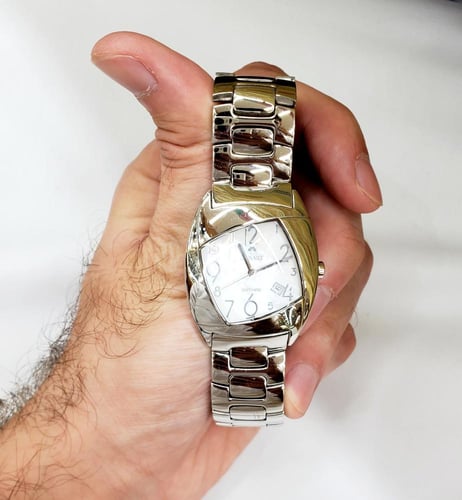 ساعة زينارت نخلة السويسرية انالوج كوارتز ضد الخدش...