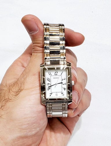 ساعة سيكو اليابانية انالوج كوارتز الرقيقة (Edg) بت...