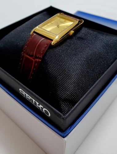 ساعة سيكو اليابانية انالوج كوارتز الرقيقة (Edg) مس...