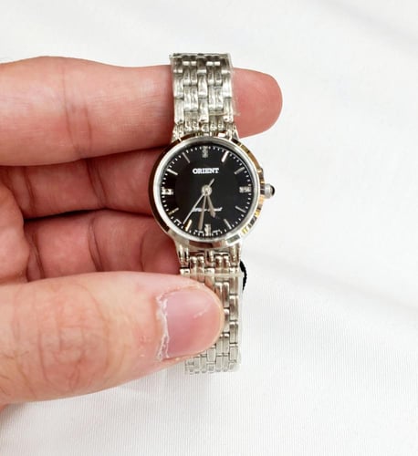 ساعة أورينت النسائية انالوج كوارتز ستانلس ستيل - Q...