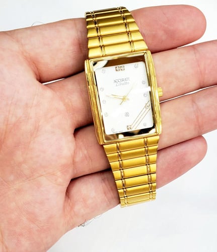 ساعة اكوريت السويسرية انالوج كوارتز (SWISS MADE) م...