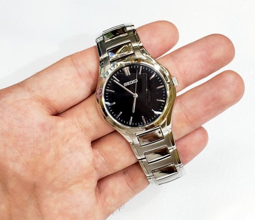 ساعة سيكو اليابانية المميزة انالوج كوارتز الرقيقة...