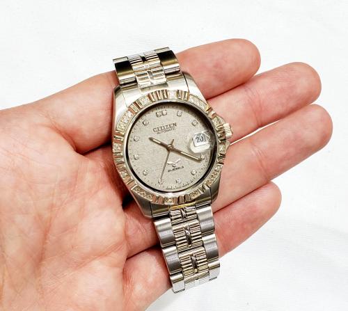 ساعة سيتيزن اليابانية اوتوماتيكية 21 جويلز ( المعر...