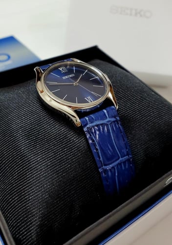 ساعة سيكو اليابانية انالوج كوارتز الرقيقة (Edg) جل...