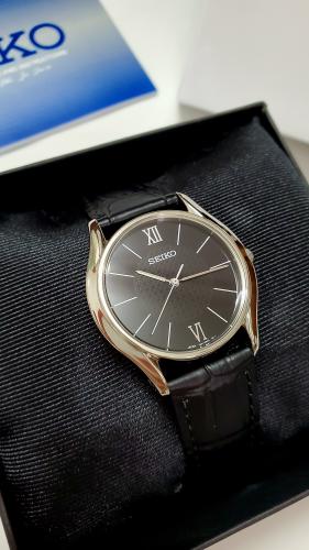 ساعة سيكو اليابانية انالوج كوارتز الرقيقة (Edg) جل...