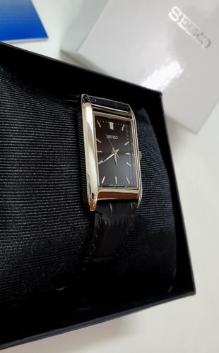 ساعة سيكو اليابانية انالوج كوارتز الرقيقة (Edg) مس...