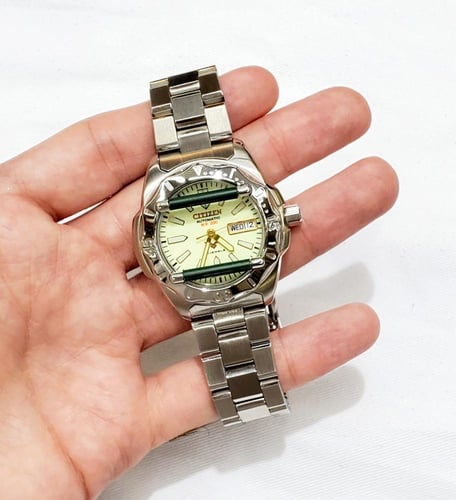 ساعة سيتيزن اليابانية اوتوماتيكية 21 جويلز ( المعر...