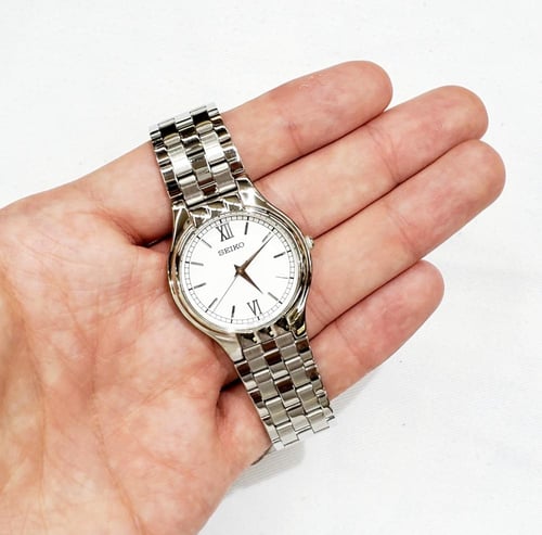 ساعة سيكو اليابانية انالوج كوارتز الرقيقة (Edg) ست...