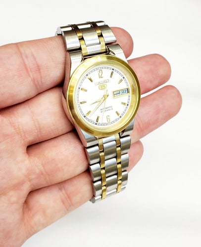 ساعة سيكو 5 اوتوماتيك 21جويلز اليابانية الكلاسيكية...