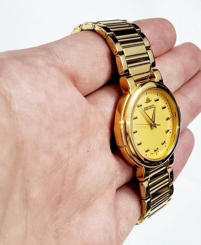 ساعة سيكو فئة لاسال اليابانية انالوج كوارتز الرقيق...