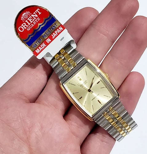 ساعة اورينت اليابانية الكلاسيكية انالوج كوارتز ( ف...