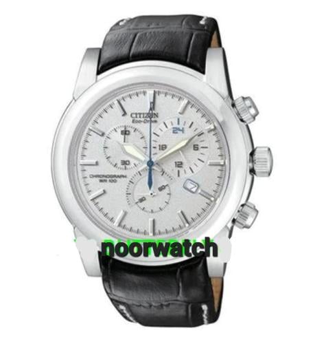 ساعة سيتزن ايكو درايف جلد اليابانية كرونو غراف للر...