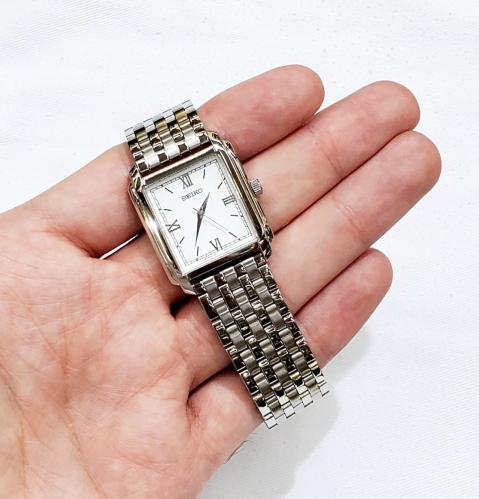 ساعة سيكو اليابانية انالوج كوارتز الرقيقة (Edg) ست...
