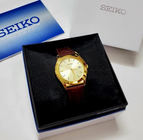 ساعة سيكو اليابانية انالوج كوارتز الرقيقة (Edg) بت...